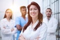 Medical team looking at the camera and smiling Royalty Free Stock Photo