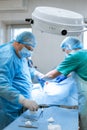 Medical team performing operation. Group of surgeon at work Royalty Free Stock Photo