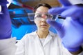 Medical Technician in Lab Royalty Free Stock Photo