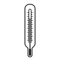 Medical thermometer vector icon