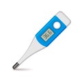 Medical Thermometer on White Background. Vector