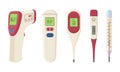 Medical thermometers set Royalty Free Stock Photo