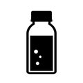 Medical tincture bottle vector icon