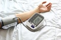 Medical tonometer for measuring blood pressure of male patient