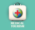 Medical tourism concept