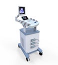 Medical Ultrasound Diagnostic Machine Royalty Free Stock Photo