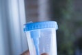 Urine sample test cup