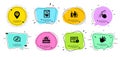 Medical vaccination, Swipe up and Circus icons set. Hand, Sleep and Parking signs. Vector Royalty Free Stock Photo