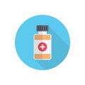 Medical vector flat color icon Royalty Free Stock Photo