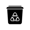 Medical waste disposal icon