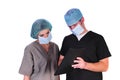 Medical workers Royalty Free Stock Photo