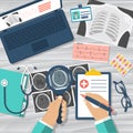 Medical workplace vector