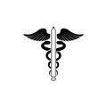 Medical Writing icon, sign, logo Royalty Free Stock Photo