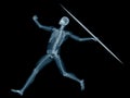 A javelin thrower Royalty Free Stock Photo