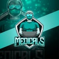 Medicals esport mascot logo design