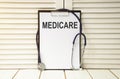 Medicare For All write on sticky notes isolated Royalty Free Stock Photo