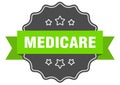 medicare label. medicare isolated seal. sticker. sign