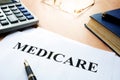 Medicare policy. Royalty Free Stock Photo