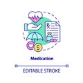 Medication concept icon