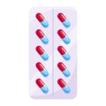 Medication concept, pharmacy drug in bottle. Medicine pill