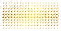 Medication Granule Golden Halftone Pattern