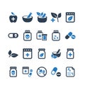 Medication Icons - Blue Version