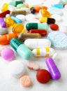 Medication: mixed pills, tablets and capsules