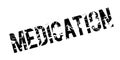 Medication rubber stamp