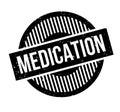 Medication rubber stamp