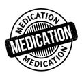 Medication rubber stamp