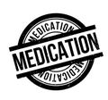 Medication rubber stamp