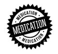 Medication rubber stamp