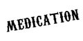 Medication rubber stamp