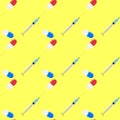 Medication seamless pattern