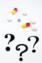 Medication Treatment Confusion Royalty Free Stock Photo