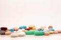 Medications in the form of tablets. Royalty Free Stock Photo