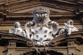 The Medici arms and two angels, Santi Michele e Gaetano church in Florence Royalty Free Stock Photo