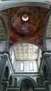 Medici chapel in Florence - ceiling and dome interior details Royalty Free Stock Photo