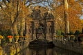 Medici fountain inLuxembourg gardens, PAris Royalty Free Stock Photo