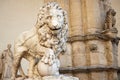 Medici Lions, Florence, Italy Royalty Free Stock Photo