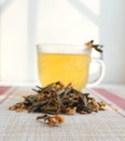 Medicinal herb sagan daila and healing tea , Rhododendron of Adamsia. Shallow DOF