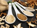 Medicinal Mushrooms - Healthy Nutrition Royalty Free Stock Photo