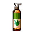 medicine aloe vera cosmetic game pixel art vector illustration