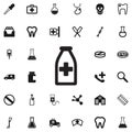 medicine bottle icon