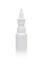 Medicine bottle nasal spray isolated on white Royalty Free Stock Photo