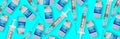Medicine bottle and syringe. vials and syringe for injection vaccine. Covid19 coronavirus vaccine concept for web banner