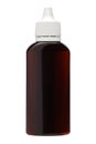 Medicine bottle syrup isolated on white backgroundf with clipping path