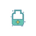 medicine bottle tablets icon vector desige Royalty Free Stock Photo