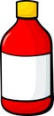 medicine bottle vector illustration