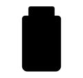 Medicine box icon black and white vector